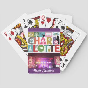 Cartes de jeu Charlotte North Carolina