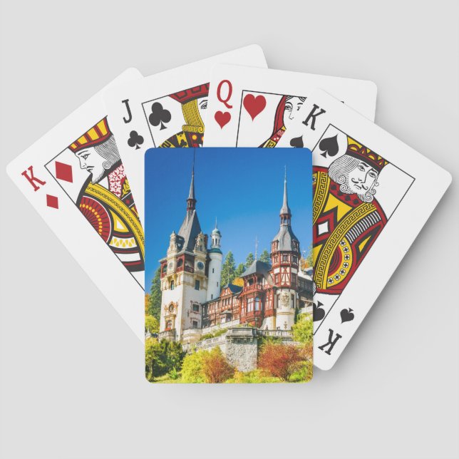 Cartes de jeu Château de Peles Sinaia (dos)