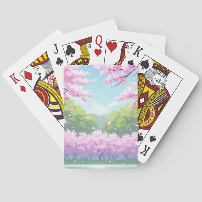Cartes de jeu Cherry Blossom (dos)