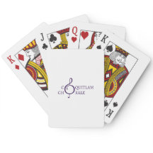 Cartes de jeu chorale blanche