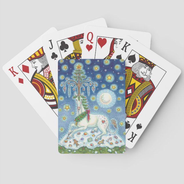CARTES DE JEU CHRISTMAS UNICORN Deck STANDARD (dos)