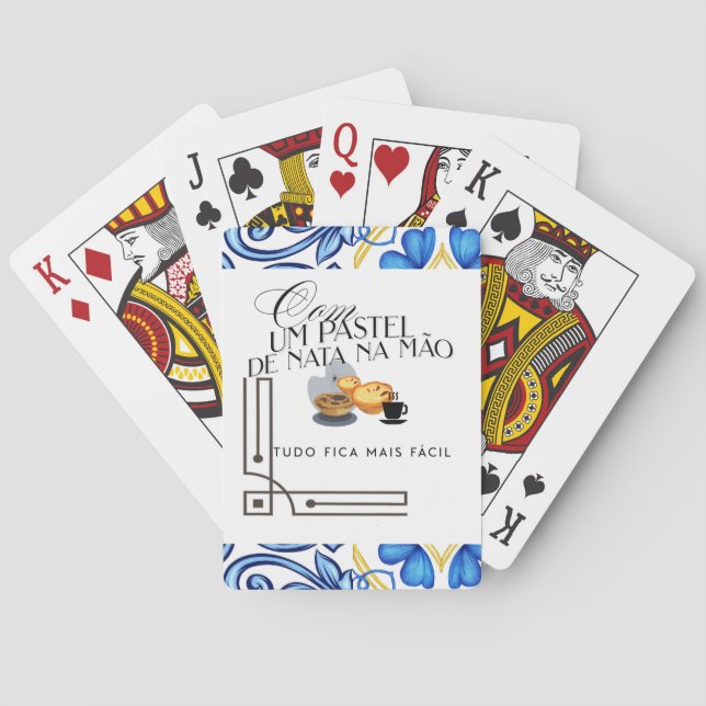 Cartes de Jeu Classique avec tuiles portugaises &  (dos)