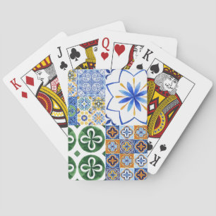 Cartes de Jeu Classique Carreaux portugais