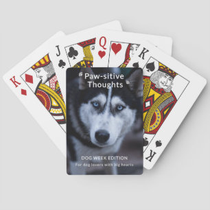 Cartes de Jeu Classique de la Semaine du Chien Per