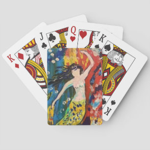 Cartes De Jeu Classique De Sirène