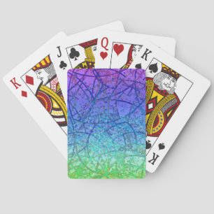 Cartes de jeu classique Grunge Art Abstrait