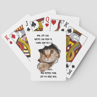 Cartes de jeu classique "Kitty Surprise"