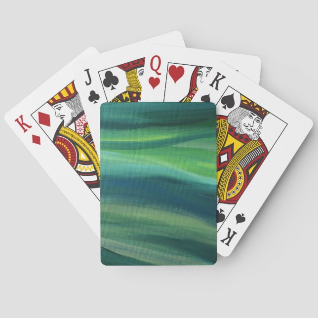 Cartes de Jeu Classique magique Verte (dos)