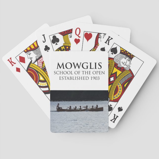 Cartes de jeu classique pour équipage de Mowglis (dos)