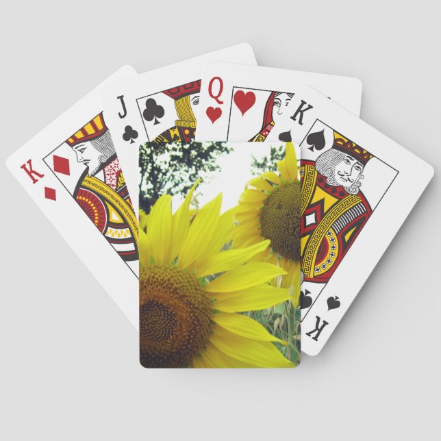 Cartes de Jeu Classique Tournesol photo (dos)