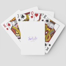 Cartes de jeu classiques avec logo Iszzah Art