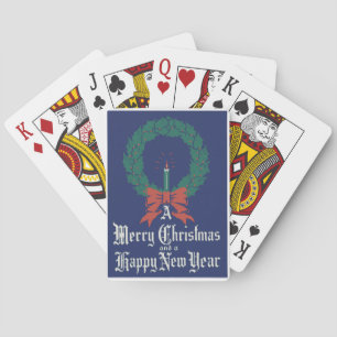 Cartes De Jeu Classiques De Noël Et Du Nouvel An