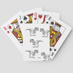 Cartes de Jeu Classiques : dinosaures
