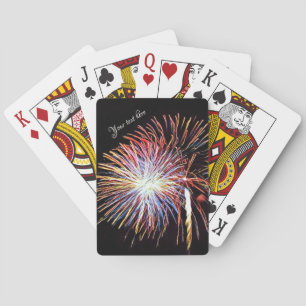 Cartes de jeu classiques Fireworks