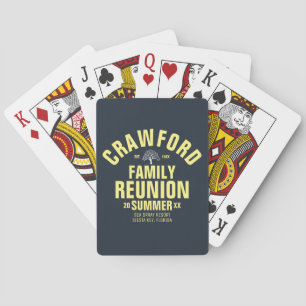 Cartes de jeu classiques Retrouvailles familiales