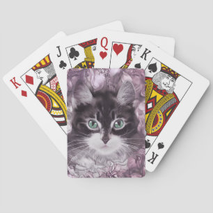 Cartes De Jeu Conception De Chat.