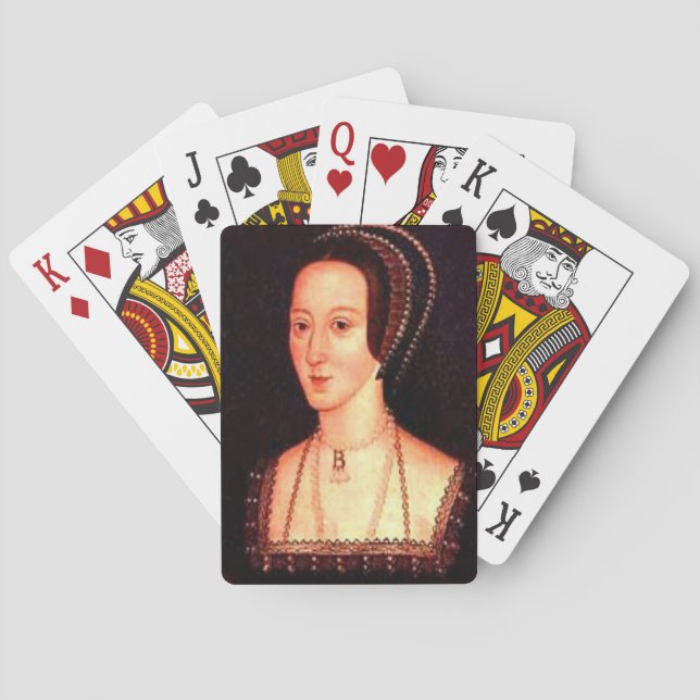 Cartes de jeu d'Anne Boleyn (dos)