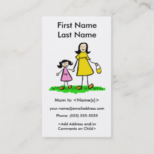 Cartes de jeu d'appel personnalisées pour la maman