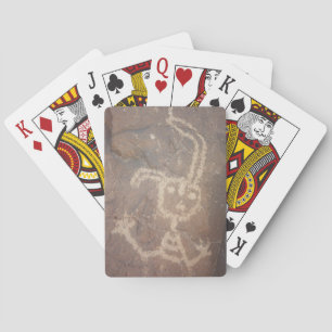 Cartes de jeu d'art de roche