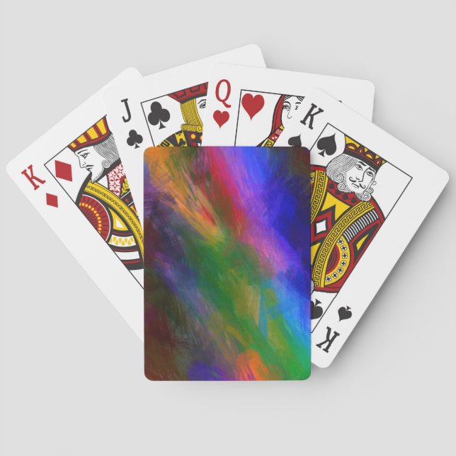 Cartes de Jeu d'Art Moderne Abstrait (dos)