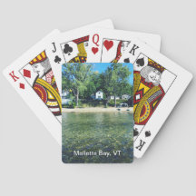 Cartes de jeu de baie de Malletts
