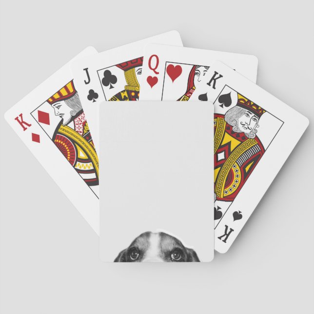 Cartes de jeu de Basset Hound (dos)