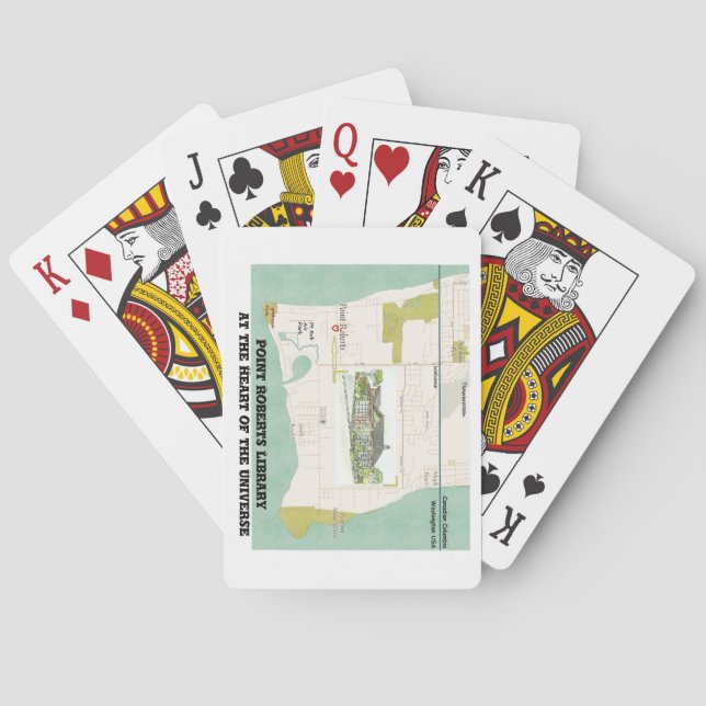 Cartes de jeu de bibliothèque de pinte Roberts (dos)