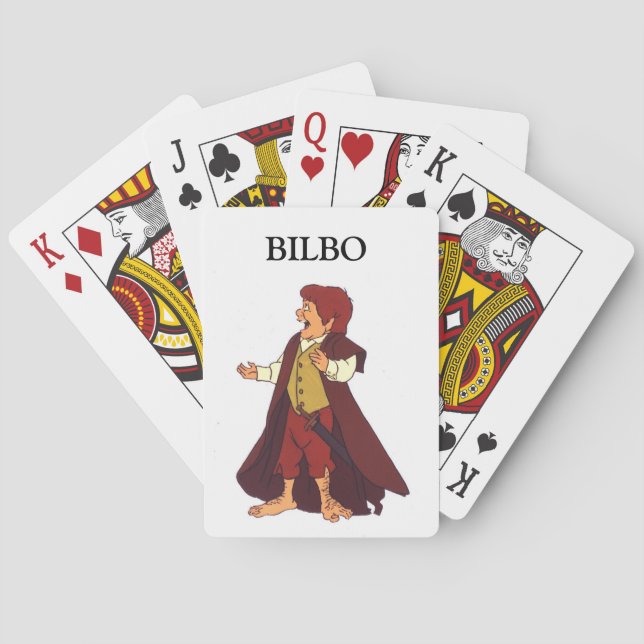 Cartes de jeu de BILBO (TM) (dos)