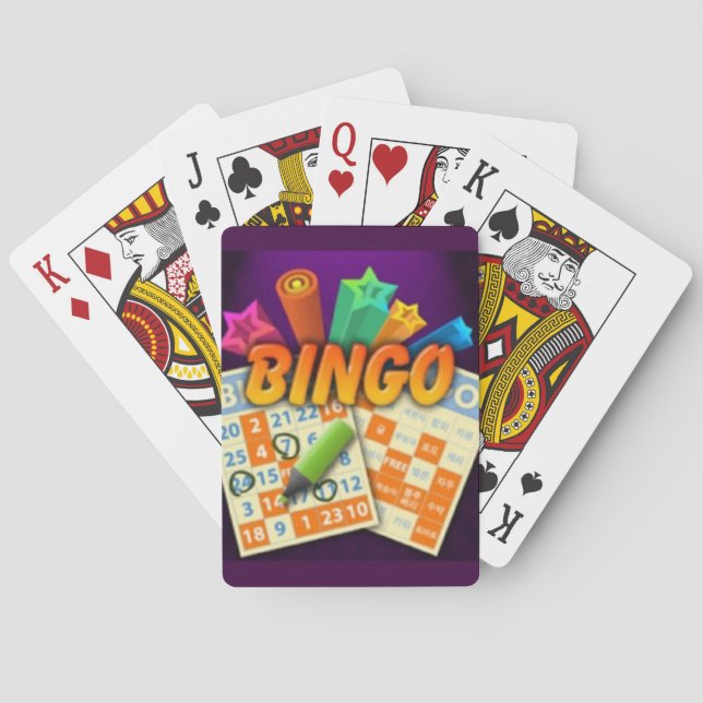 Cartes de jeu de bingo-test (dos)