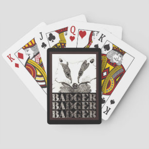 Cartes de jeu de blaireau (A281)