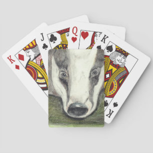 Cartes de jeu de blaireau (JZH2)