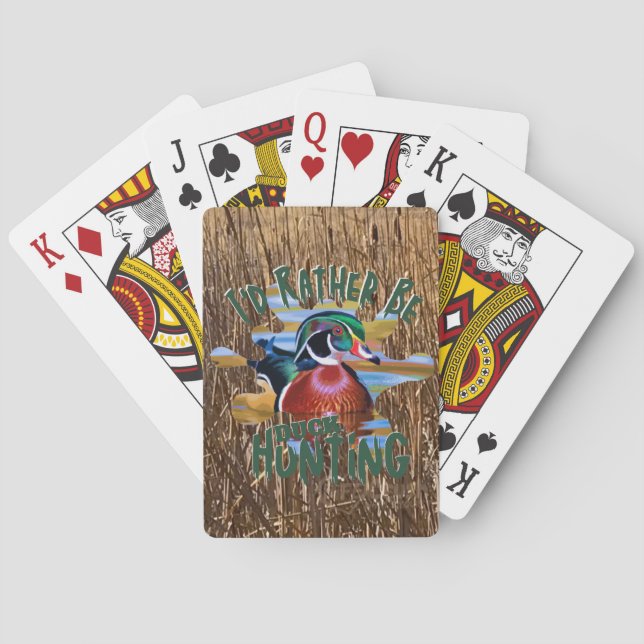 Cartes De Jeu De Canard De Bois, Carte De Jeu De C (dos)