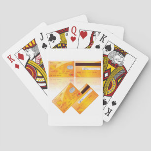 Cartes de jeu de cartes de crédit