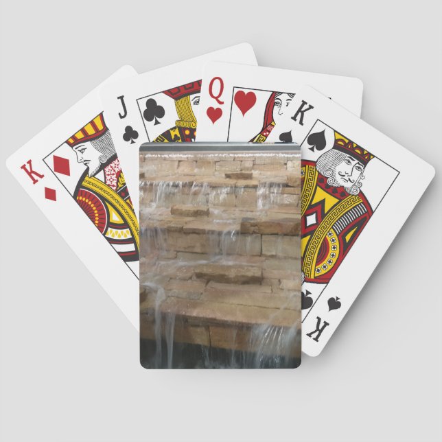 Cartes de jeu de cascade (dos)