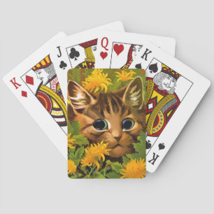 Cartes de jeu de chat de Louis Wain