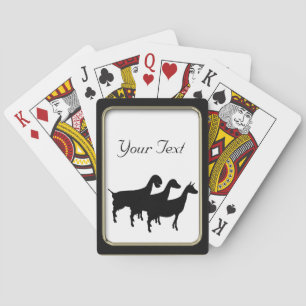 Cartes de jeu de chèvre laitière