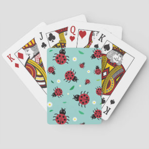 Cartes de jeu de coccinelles