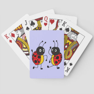 Cartes de jeu de coccinelles de danse de CR