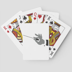 Cartes de jeu de conducteur d'orchestre