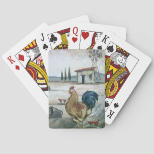 Cartes de jeu de coq