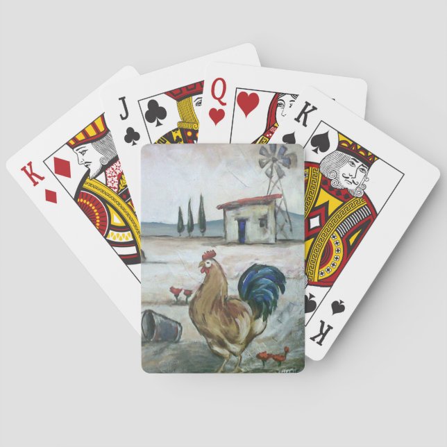 Cartes de jeu de coq (dos)