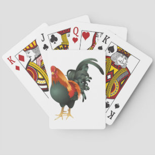 Cartes de jeu de coq