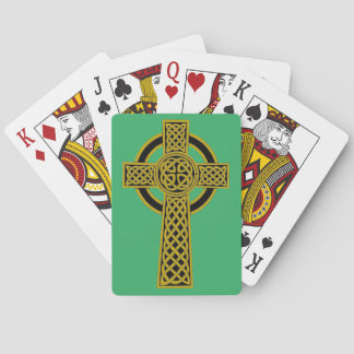 Cartes de jeu de croix celtique
