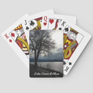 Cartes de jeu de d'Alene de Coeur de lac