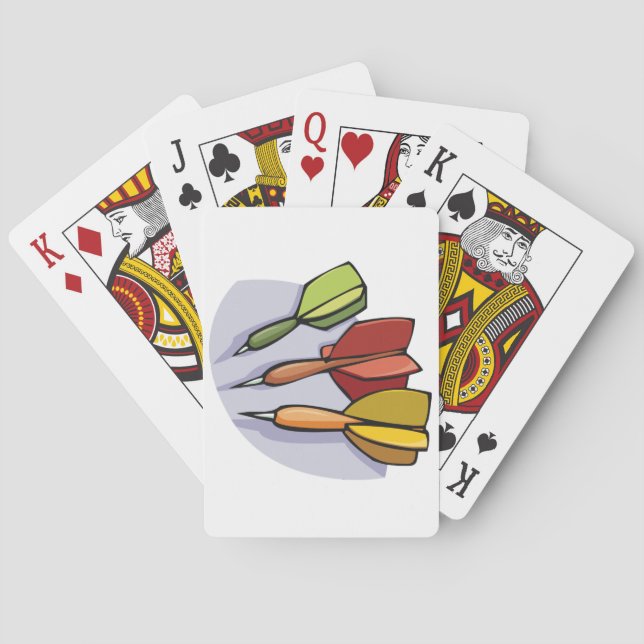 Cartes de jeu de dards (dos)