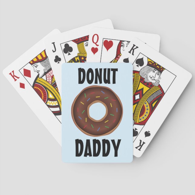 CARTES DE JEU DE DONUT PAPA (dos)
