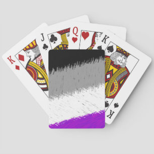 Cartes de jeu de drapeau d'as