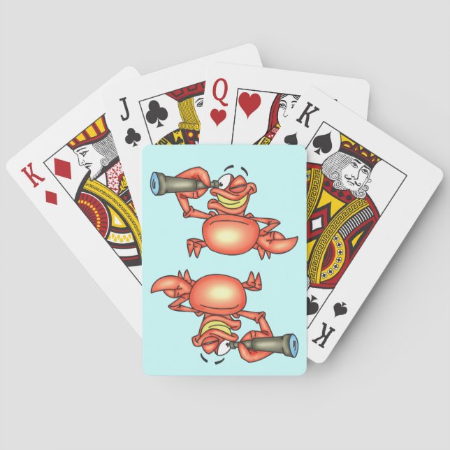 Cartes de jeu de espionnage de bernard l'ermite (dos)