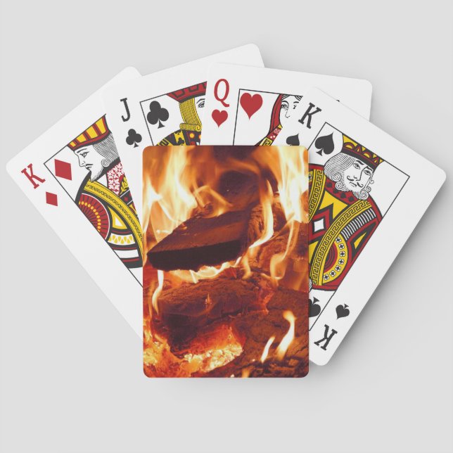 Cartes de jeu de feu de camp (dos)