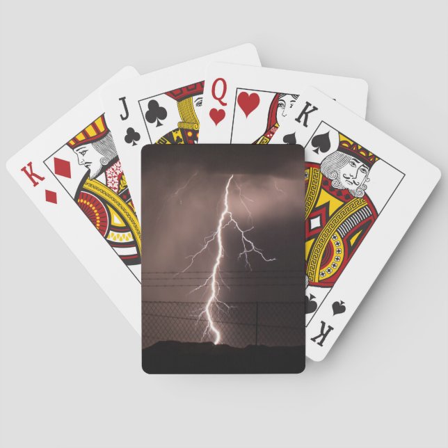 Cartes de jeu de foudre (dos)